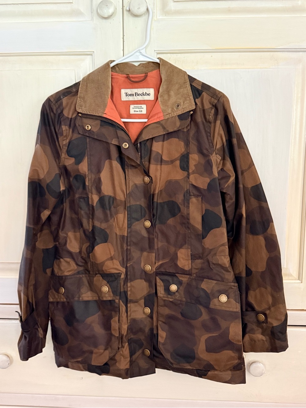 Tom Beckbe Brown Camo Utility Field Jacket